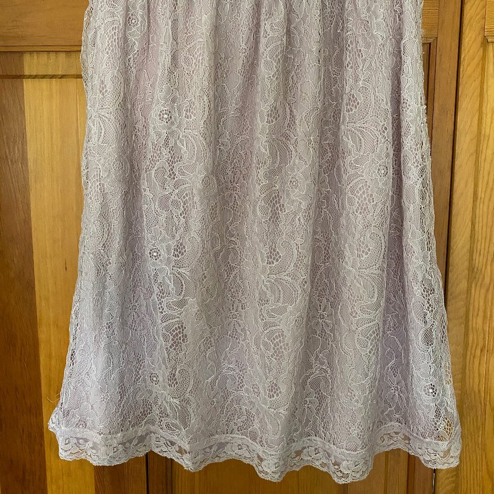 Dusty Pink Lace Skirt